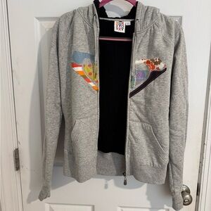 Roxy Heather Gray Hoodie sweatshirt